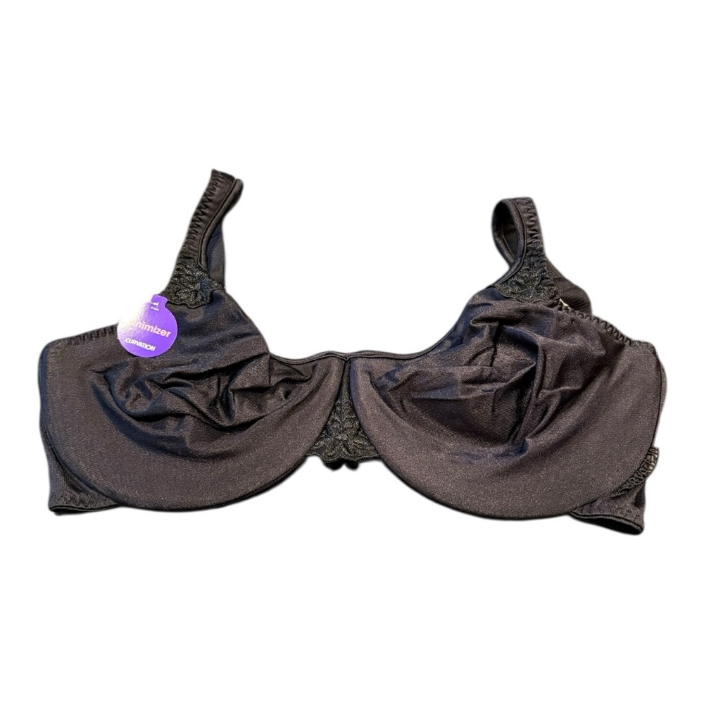 Curvation Minimizer Bra 42C Black Style 5304464 Seamless Two-Ply Cups NOS BJ3